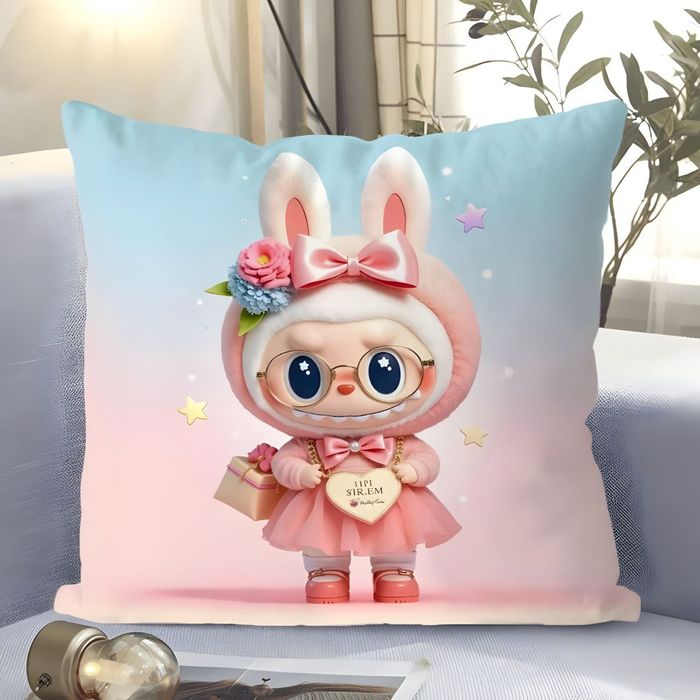 Подушки LABUBU 50×50 ; Kuromi 60×40