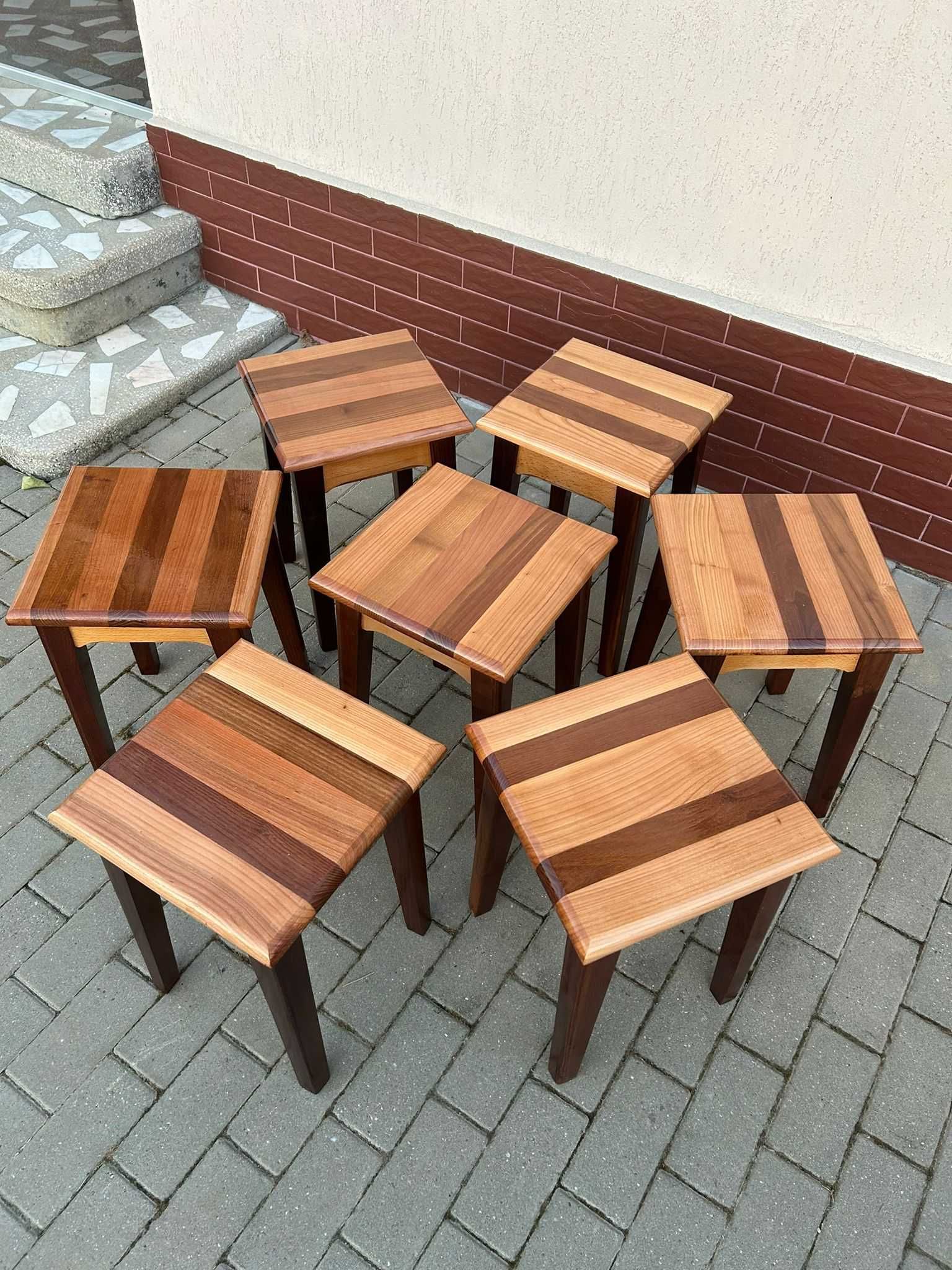 vand scaune taburet lemn masiv noi