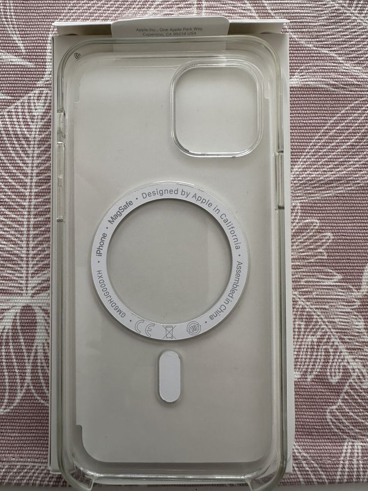 Husa iPhone 12, 12 pro, transparenta, magsafe.