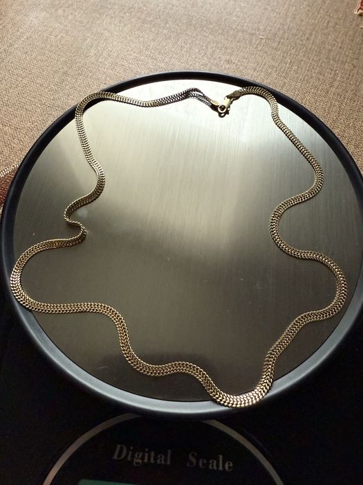 Lantisor snake de dama de aur 14 karate