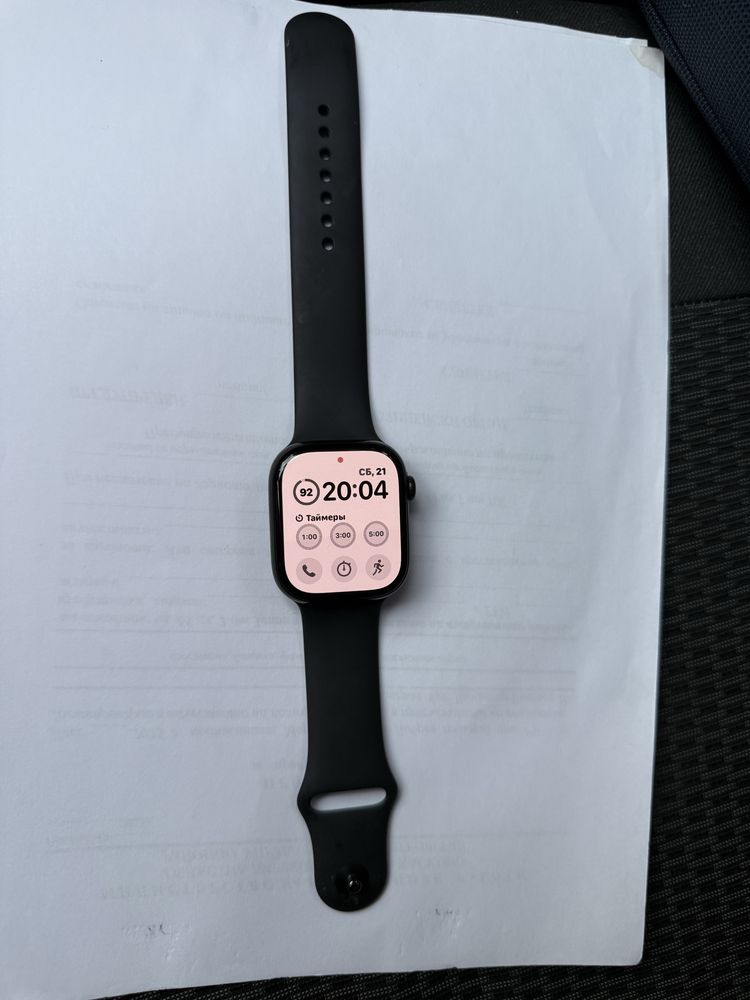 Apple watch 10 46mm. Черен