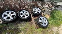 Джанти с Гуми 17цола,Шкода,Ауди,Фолксваген,Сеат 235/45ZR17 5x112