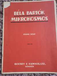 Bèla Bartòk Mikrokosmos Piano Solo partituri