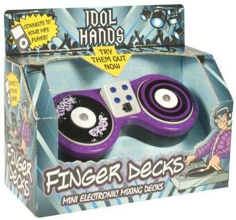 Mini tobe pentru degete Finger Drums /  DJ - MIXER Finger Decks