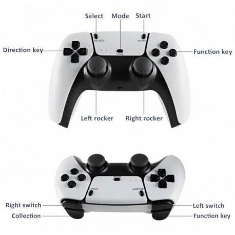 Game Stick М15 4K Конзола с 30000 Игри и Безжични Джойстици 64гб