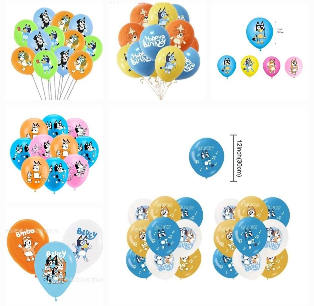 *Bingo_Bluey_Decoratiuni party_topper tort_aplicatii termice