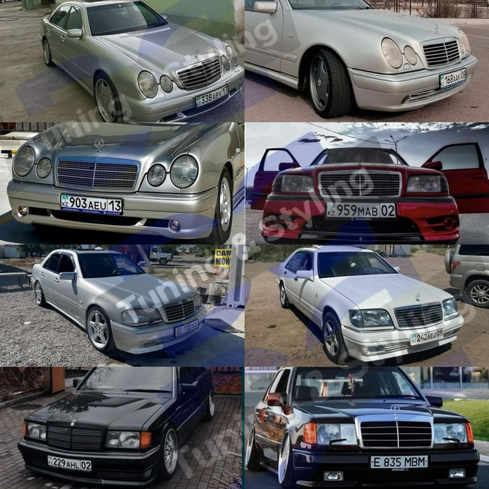 Пороги Бампер Спойлер Мерседес w190 w124 w201 w210 w220 w140 w211