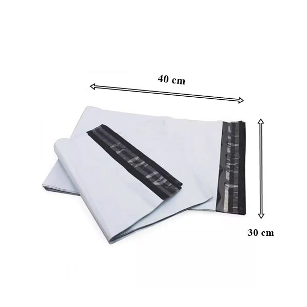 Pungi curierat, banda adeziva, 30х40 cm, 55 μm, 50 buc