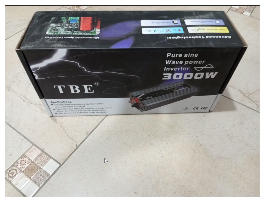 инвертор преобразователь напряжения TBE 3000 12/220 / чистый синус