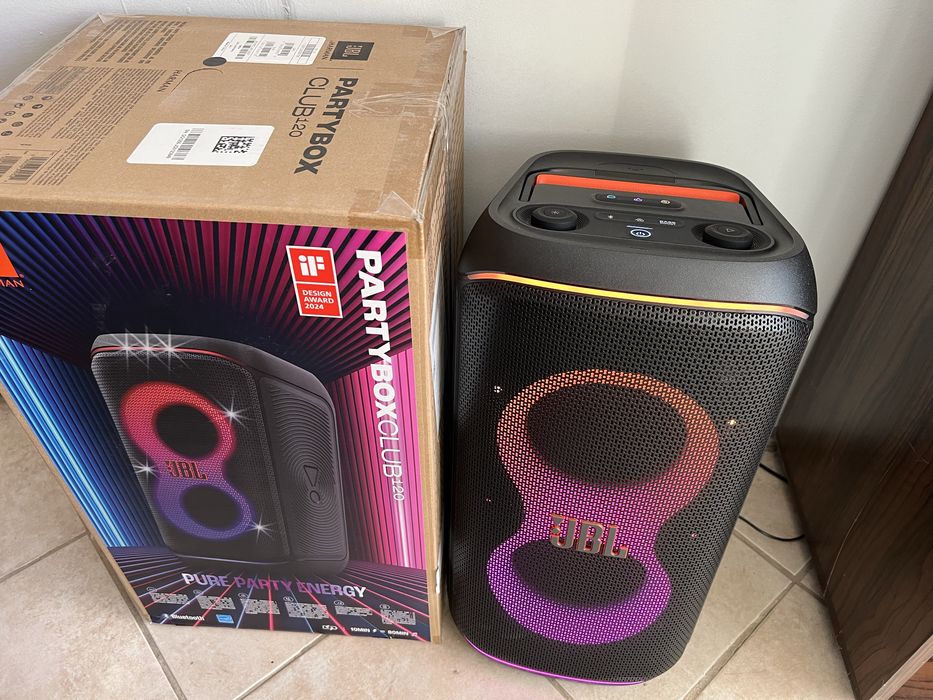 Продавам JBL Partybox 120 , 160w IPX4, Auracast, AI Sound Boost,