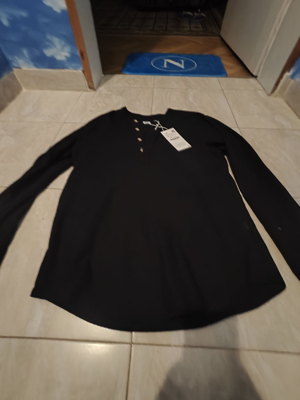 Черна риза Zara (нова, с етикет)