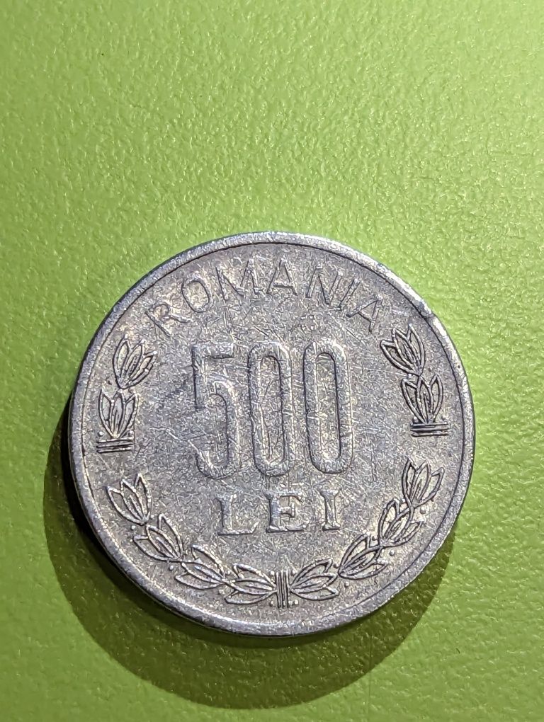 Monedă de 500 lei din anul 2000