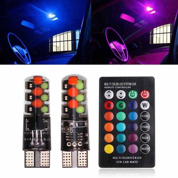 Цветни габарити с дистанционно управление смяна на цветовете LED
