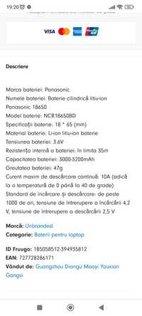 Acumulator celule 3,7