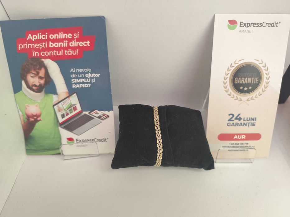 Bratara aur 14 K, 3.84 gr. (Ag.39 Gara 2 / b17076.1) Garantie 2 ani!