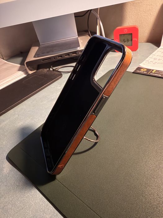 Кожен калъф MagSafe за iPhone 15 Pro Max