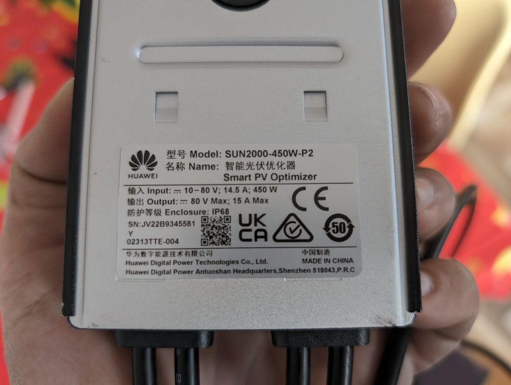 Optimizatoare Huawei SUN2000-450W-P2, 4 bucăți