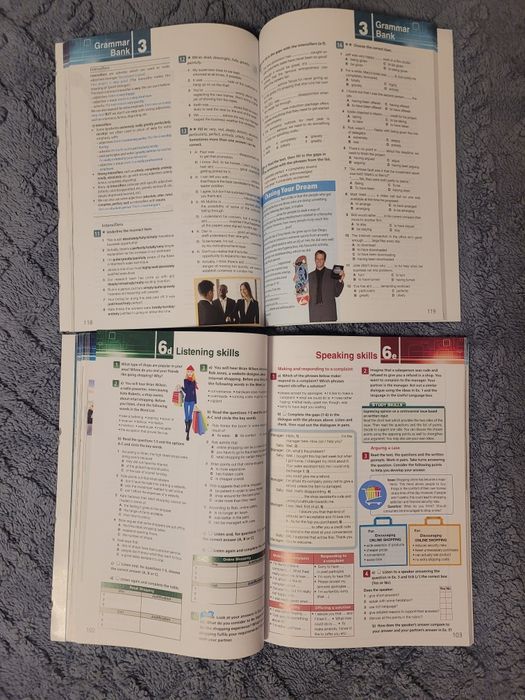 On screen C1: Student's book + Workbook&Grammar Book