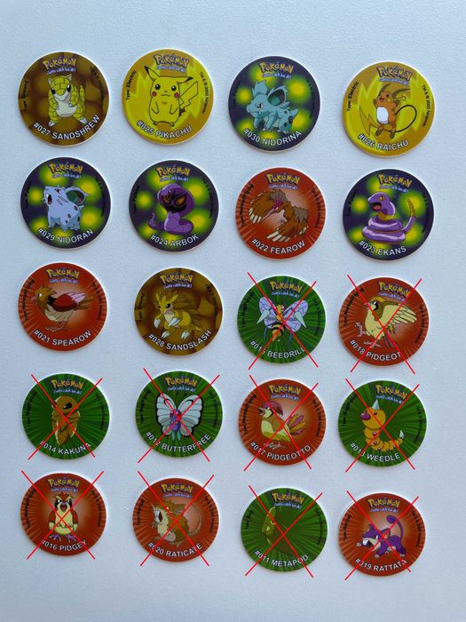 Покемон 1-ва генерация / Pokemon Tazo 1 generation