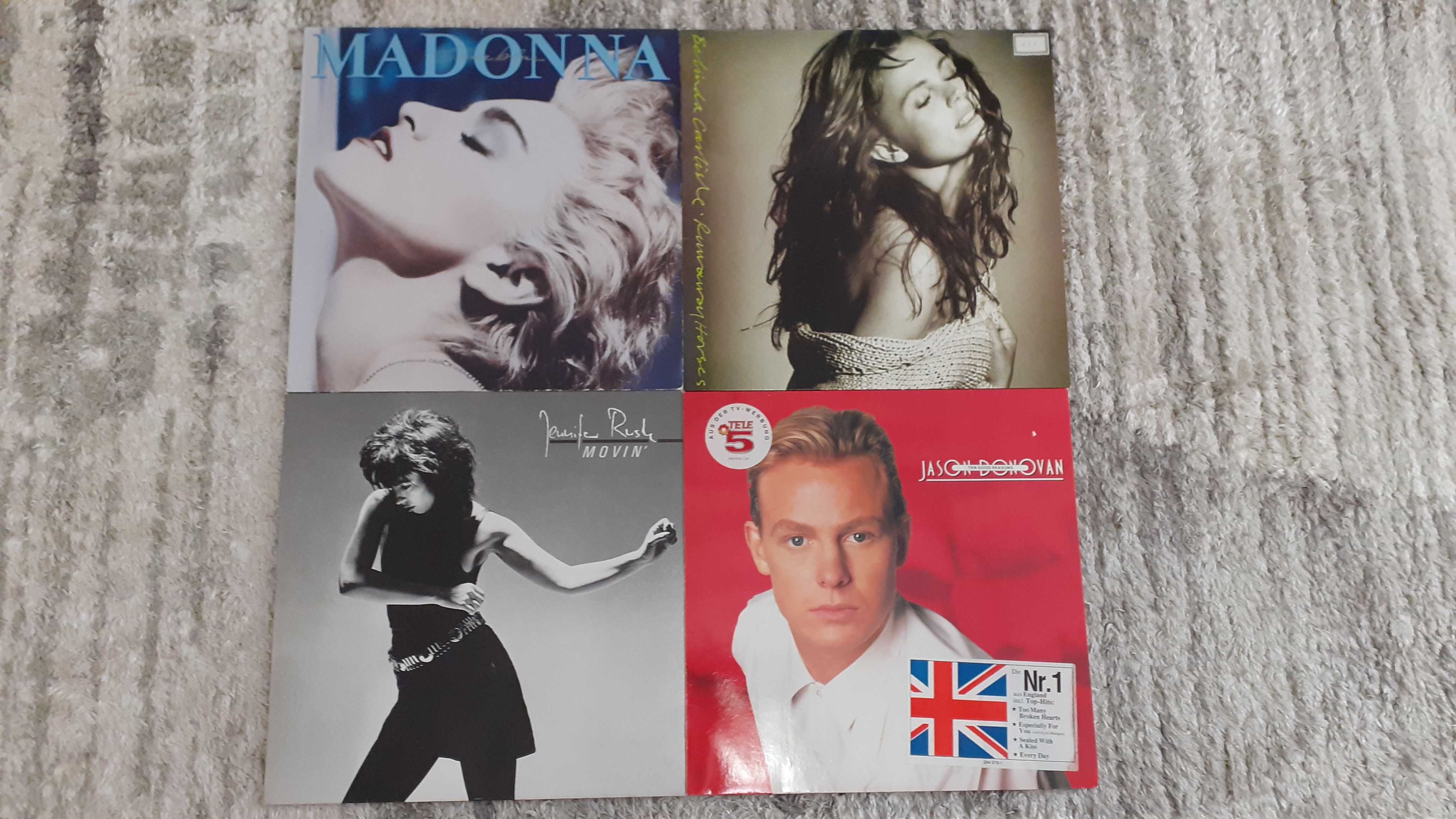 Discuri vinyl  Madonna Belinda Carlisle Jennifer Rush Jason Donovan