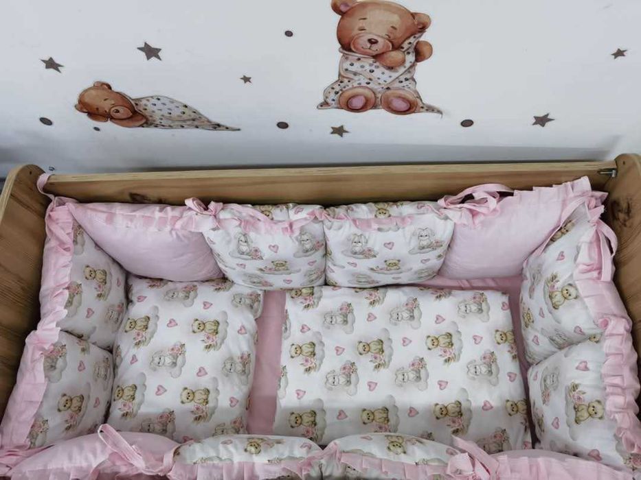 Тотална ликвидация!Бебешко спално бельо-обиколници,спално бельо и др.