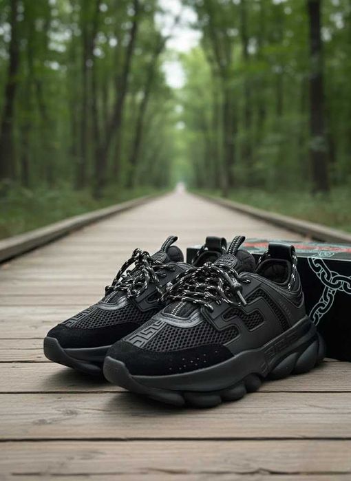 Versace Chain Reaction Negru - Full Box - PREMIUM