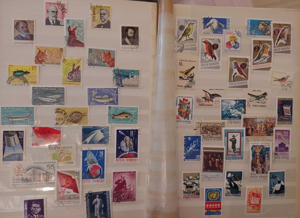 Clasor format A4 cu timbre romanesti +Bonus