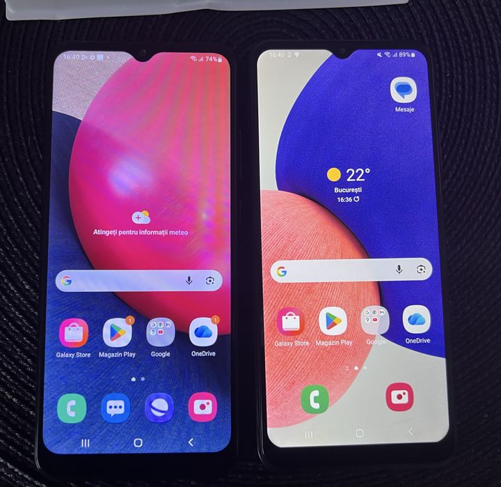 Vand 2 telefoane Samsung Functionale A22 5G + A02s