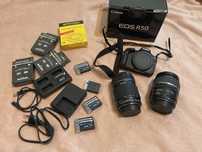 Canon EOS R50 + 2 obiective + accesorii extra