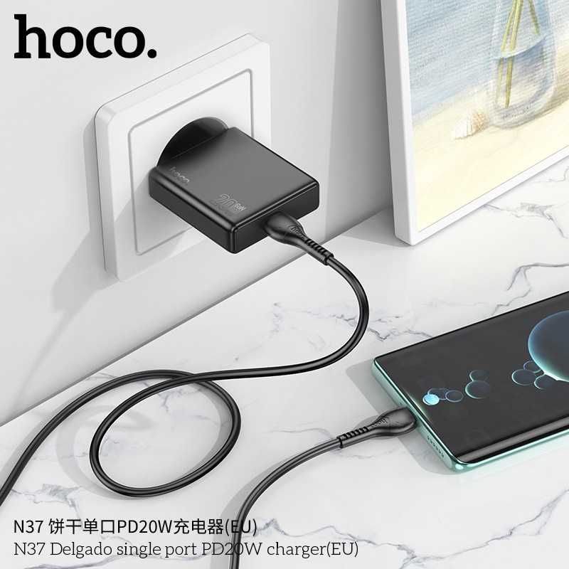 Hoco N37 20W GaN³ Pro Ультра Тонкий (Type-C to Type-C)(Type-C to iP)