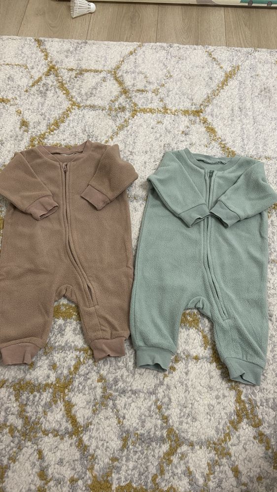 Pijamale bebe pufoase 56cm