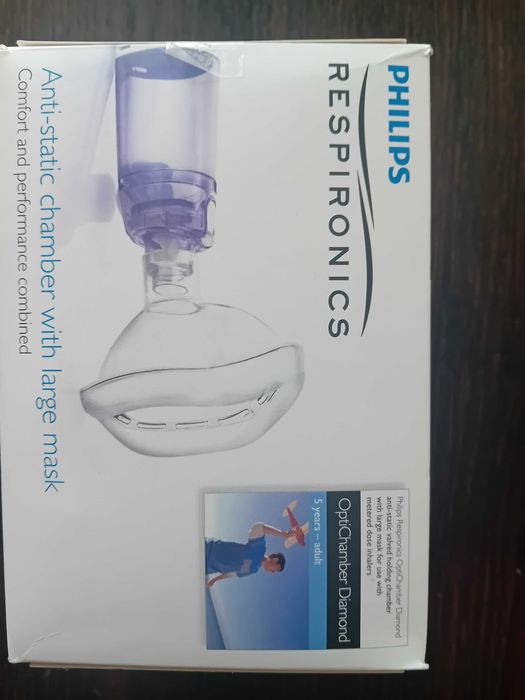 Camera de inhalare PHILIPS Optichamber Diamond 1079828, 5 ani+