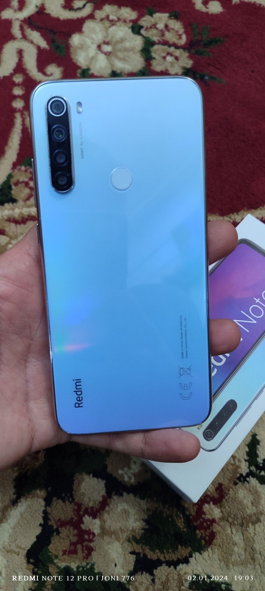 Redmi not 8 karopka dakument