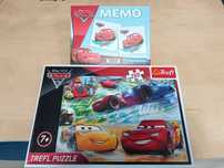 set puzzle si joc Memory Fulger McQueen - Cars