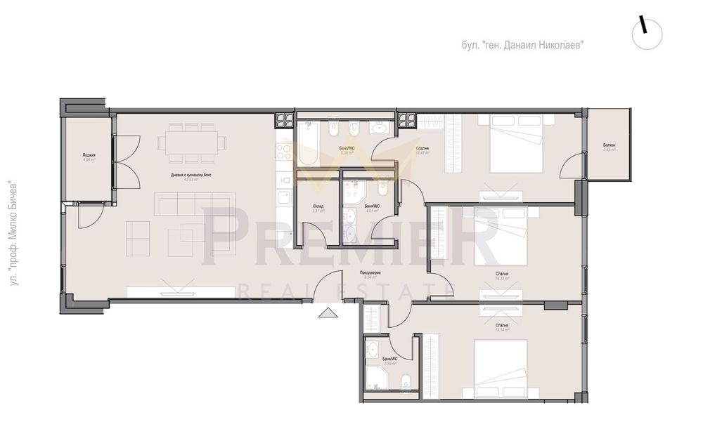 Продава се Четиристаен апартамент в София, Оборище - 185 кв.м за 4836 €/кв.м - Снимка #1