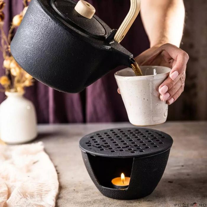 Incalzitor din fonta pentru ceainic, 15cm, KingHoff