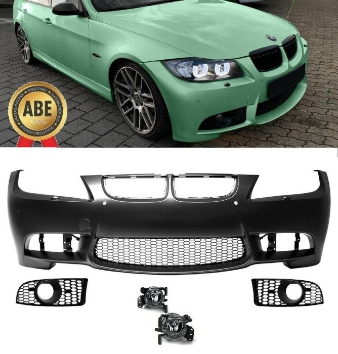 Bara fata BMW E90 Sedan si E91 Touring non LCI, M3 Design, PDC si SRA