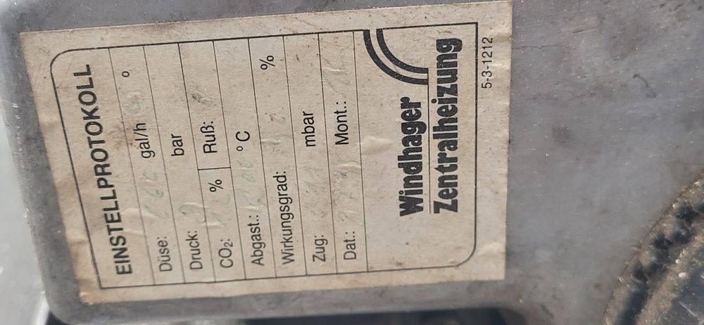 Arzator cu Injector centrala ulei motorina Windhager Zentralheizung
