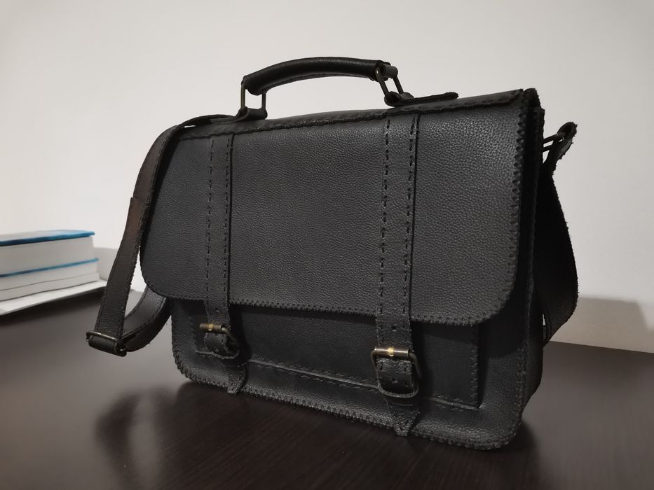 Geanta din piele naturala