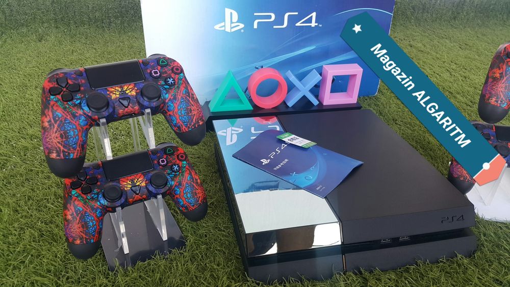 Playstation 4. HD + 2 Yengi Joystick+ Games. 100% Toza.