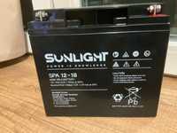 Aкумулатор тягов sunlight висок клас 18Ah 12 V гелов,необслужваем!!!