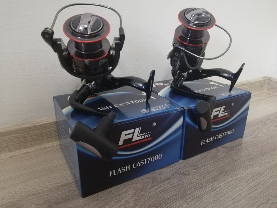 Set 2 Mulinete FL Flash Cast 7000 9+1 Rulmenti