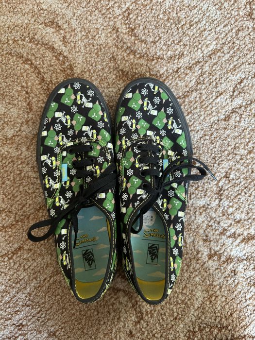 VANS X The Simpsons Glow Bart Halloween Authentic Kids