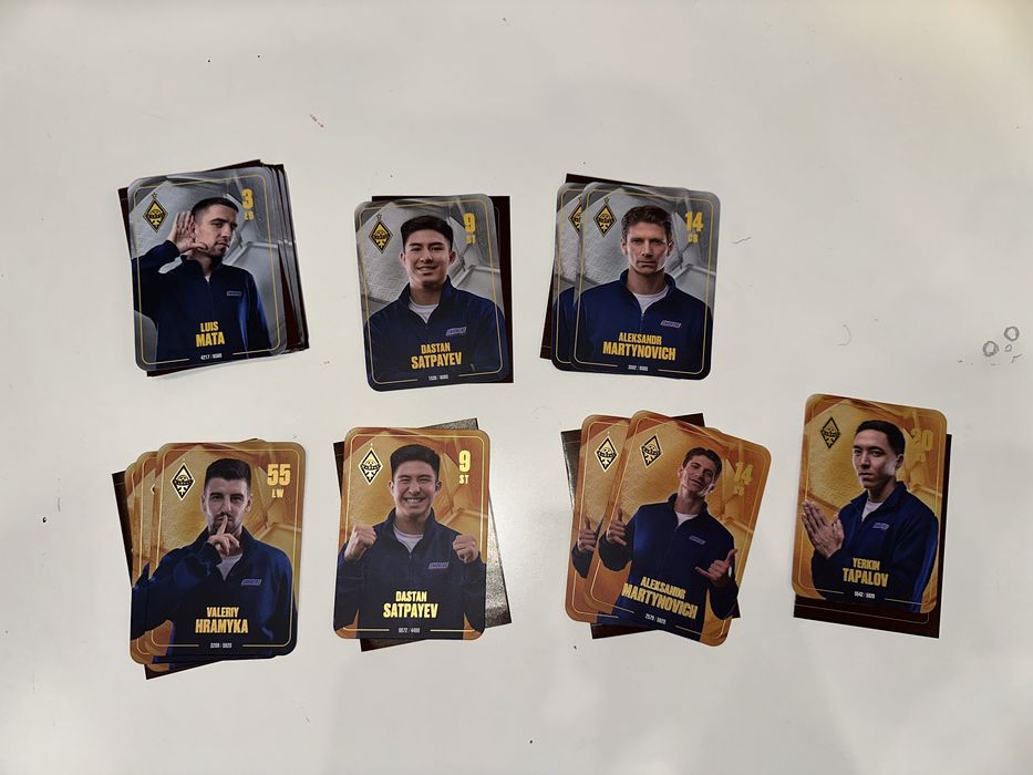 Карточки Кайрат сникерс