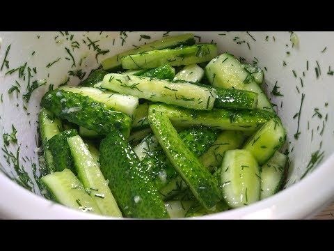 Огурчики резные солёные