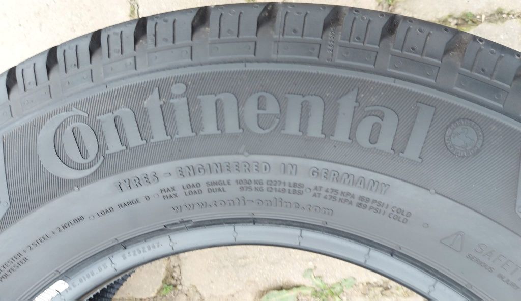 Set 4buc 215/70 R15 C P 109R Continental VancoCamper vară