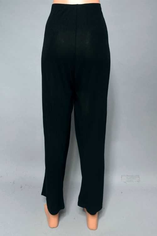 Pantaloni negri din catifea fina de la Stella McCartney, M, L