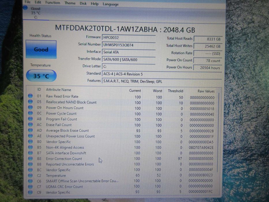 Лаптоп Lenovo Thinkpad T530,i7-3520M,16GB RAM,2TB SSD, нова 9кл. бат.