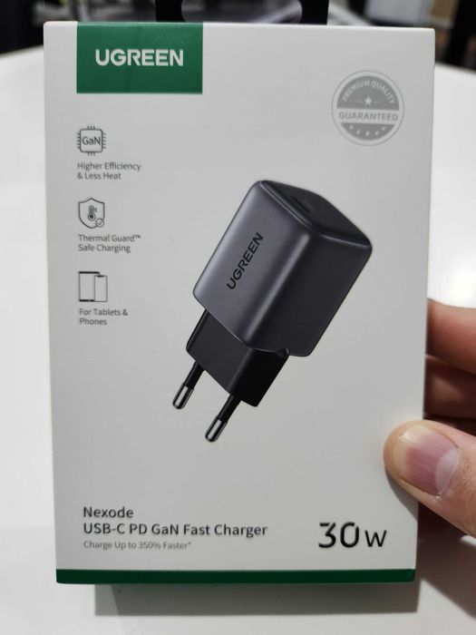 Зарядное устройство UGREEN CD319, USB-C, Space Gray
