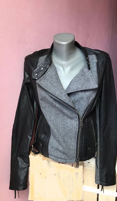 geaca haina scurt jachete de piele natural Replay